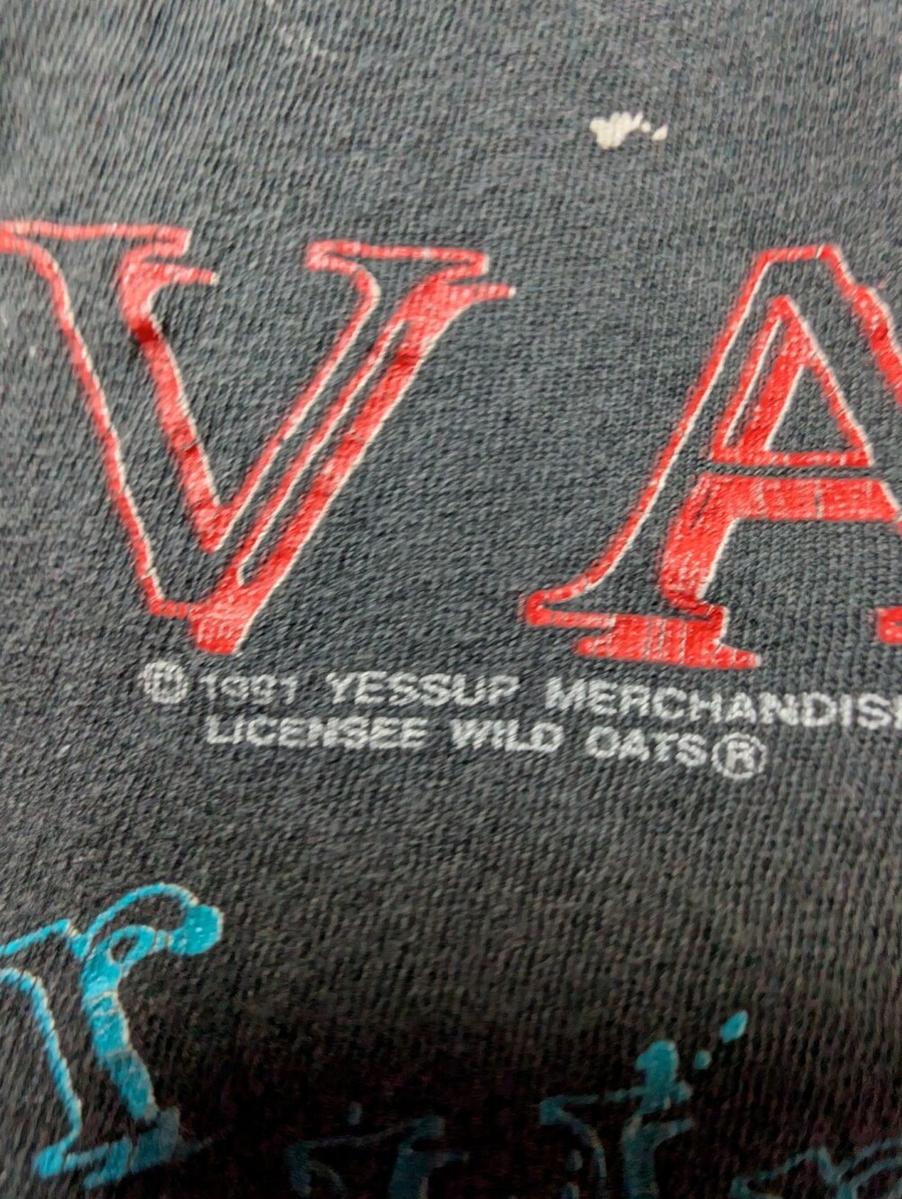 Vintage Van Halen T Shirt XL 1991 For Unlawful Carnal Knowledge Tour Band Tee - Picture 3 of 8